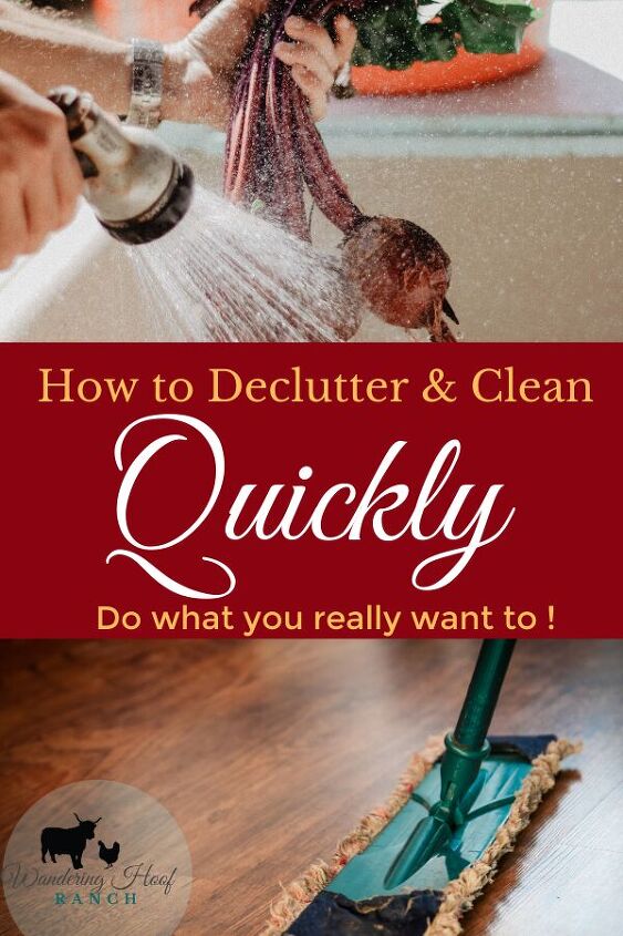 22 decluttering and cleaning hacks, 22 Decluttering and Cleaning Hacks Wandering Hoof Ranch
