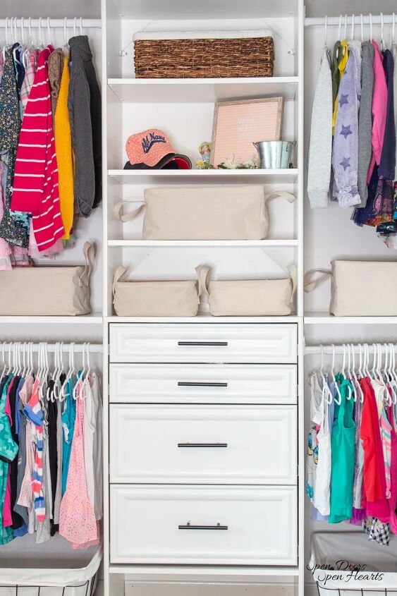 simple kids shared closet organization 1 year update