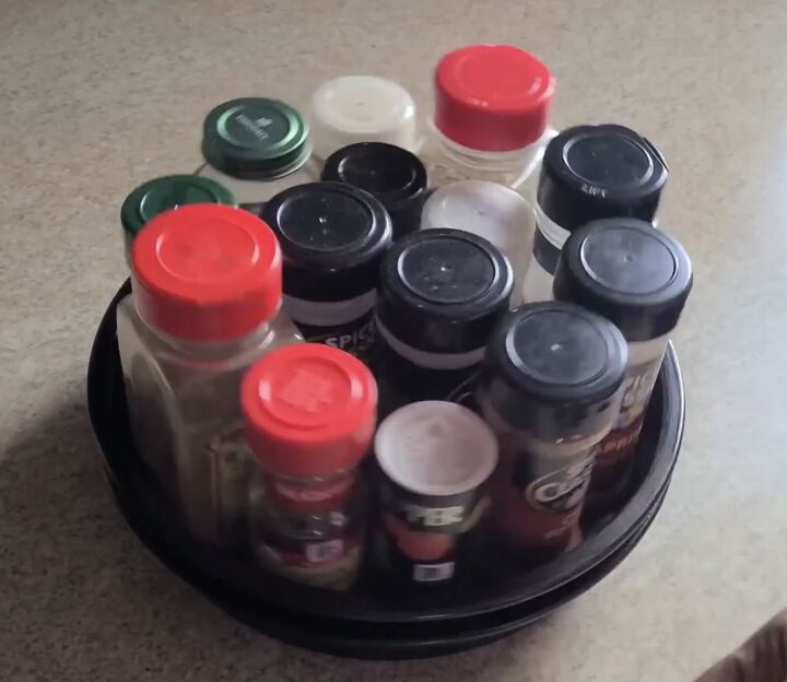 15 creative ways to repurpose household items for organization, Using cake pans to store spices