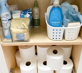 Living Large in A Small House - Bathroom Storage Ideas