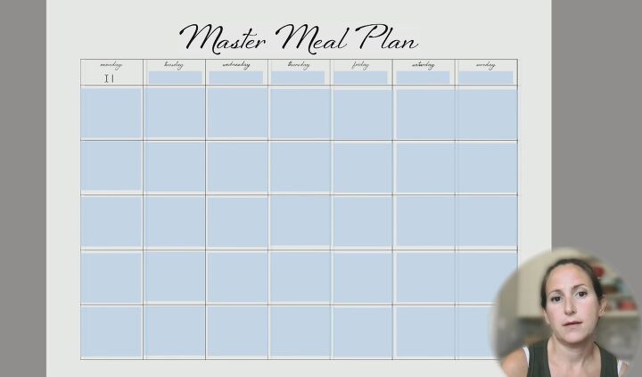 How I Do A Simple Monthly Meal Plan Tips Amp Free Printable Simplify
