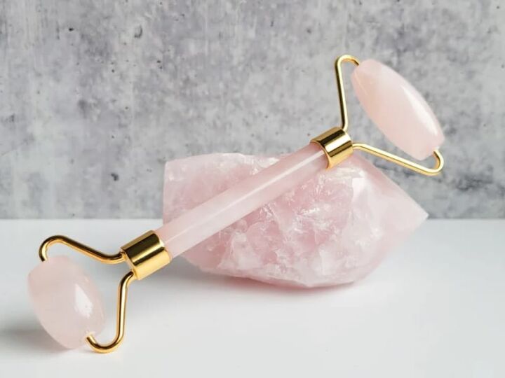 affordable luxury gifts for her, a rose quartz roller