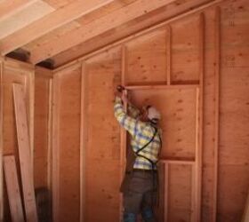 how to build a diy off grid tiny cabin from scratch, Inside the cabin