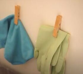 organize your house for free with these diy organizer ideas, Clothespins for gloves