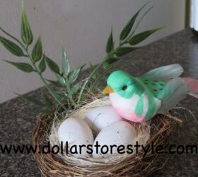 make three pretty spring decorations on the cheap