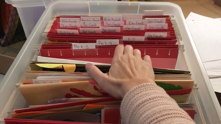 how to organize paperwork at home in 4 simple steps, Clearing out sentimental papers