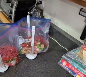 how to make 10 slow cooker freezer dump meals in 1 hour, Making chicken cacciatore