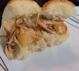 how to make 10 slow cooker freezer dump meals in 1 hour, Barbeque chicken sandwiches