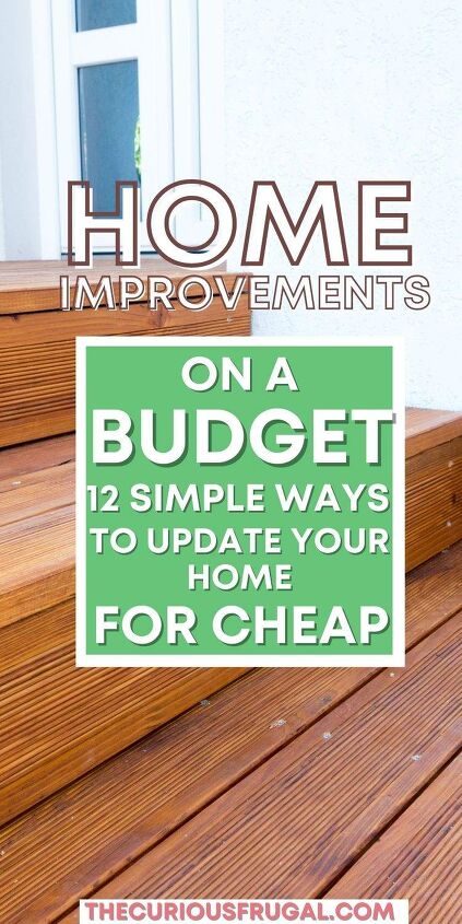home improvement on a budget 12 simple ways to update your home for c, Home improvement on a budget 12 simple ways to update your home for cheap wooden steps and door of a house