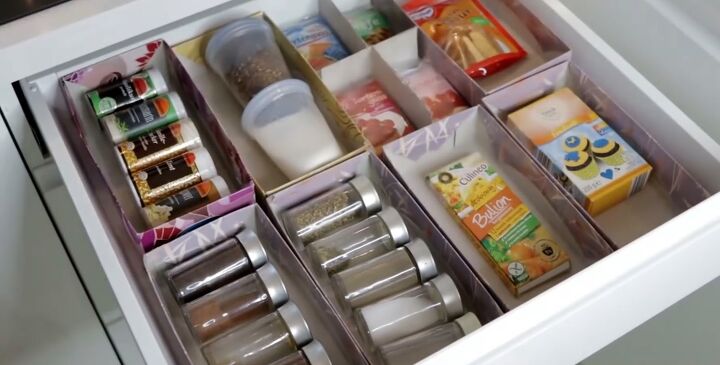 12 creative tissue box hacks for organization storage fun, DIY drawer dividers