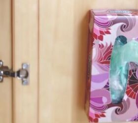12 creative tissue box hacks for organization storage fun, Storing grocery bags