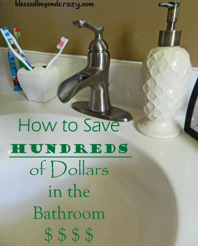 how to save hundreds of dollars in the bathroom, diy bathroom cleaners
