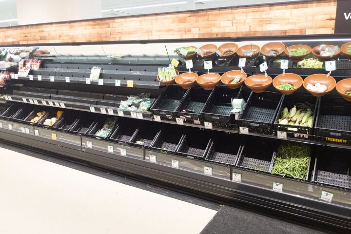 10 ways to beat food shortages in 2023, Empty grocery store shelves
