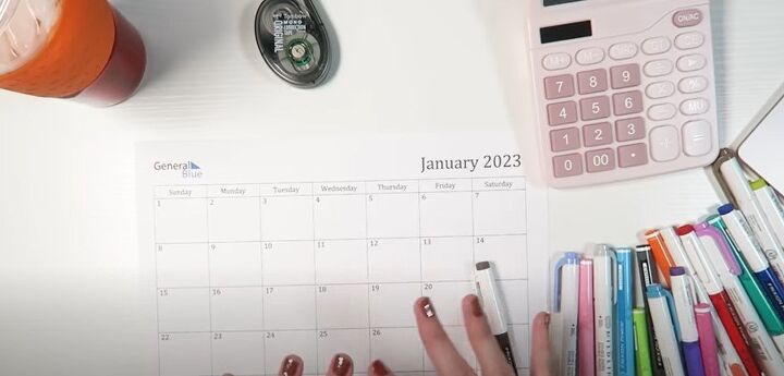 how to start budgeting saving money with a calendar, Budgeting with a calendar