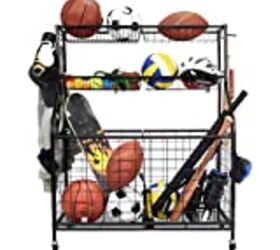 how to declutter your garage in 4 simple steps, Garage Sports Equipment Organizer