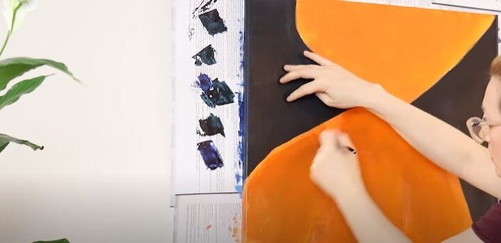 how to make your own art 3 diy abstract painting ideas, DIY abstract art
