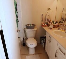 How to Do a DIY Rental Bathroom Makeover on a Budget | Simplify