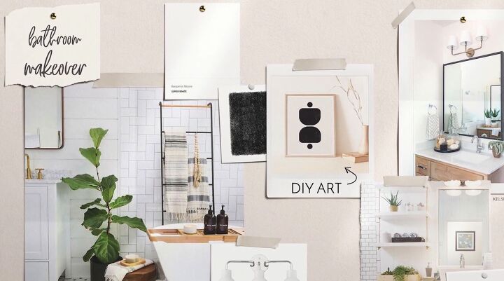 how to do a diy rental bathroom makeover on a budget, Bathroom inspiration images