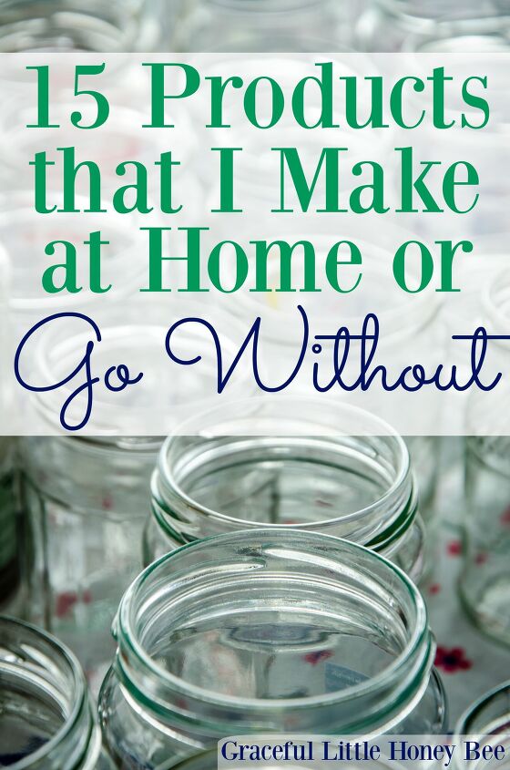 5 items you can make from scratch to save money, See which products that I make at home or simply go without to save money including oatmeal packets and dryer sheets