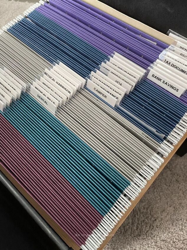brilliant ways to organize your office suppliesif typeof ez ad units, Color code your files to hold household paperwork