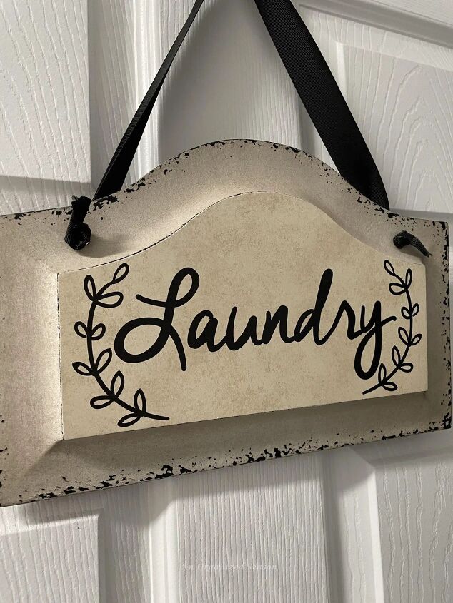 tips to create a beautiful organized laundry roomif typeof ez ad uni, A sign that says laundry hanging on a door