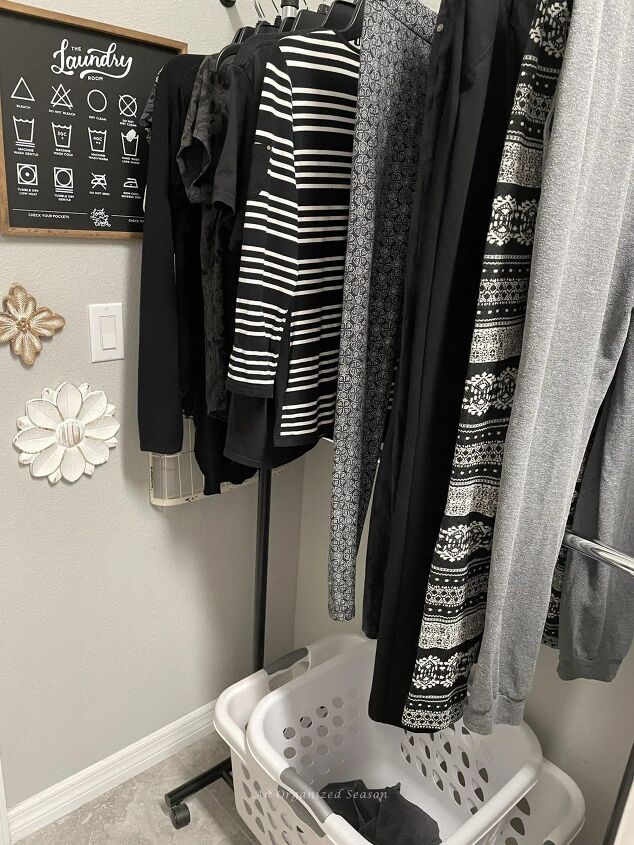 tips to create a beautiful organized laundry roomif typeof ez ad uni, Use a rack to dry clothes tip eight to create an organized laundry room