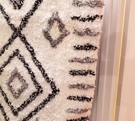 how to makeover a closet office to make it cute cozy, Cozy rug