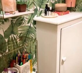 how to makeover a closet office to make it cute cozy, DIY closet office makeover