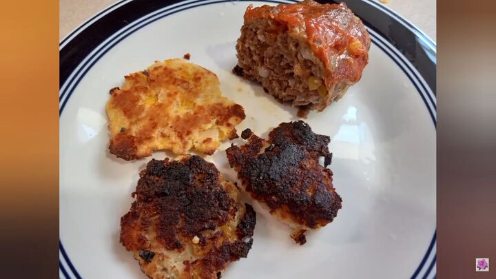 7 easy meals for large families on a budget, Rolled meatloaf with potato patties