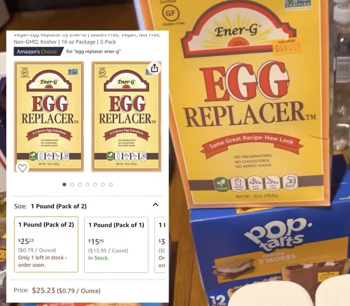 beat inflation on food with this grocery store hack, Egg Replacers