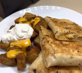 the best copycat fast food recipes you need to try, Copycat Taco Bell chicken quesadillas fiesta potatoes