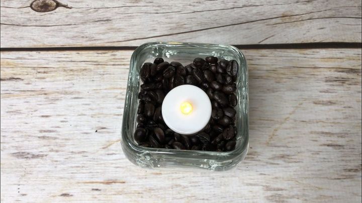 how to use ground coffee with these 10 amazing and easy hacks, Coffee is a great odor eater Place some beans and a fake tealight in a candle holder and use it to deodorize places like bathrooms family rooms offices etc