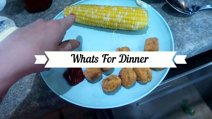 6 insanely quick and delicious budget family meals for busy weeknights, Whole corn and popcorn chicken on a plate