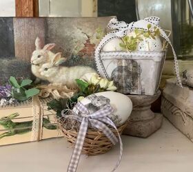 diy easter decor how to make affordable stylish decorations, Easter display