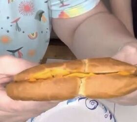 6 genius struggle meal recipes you never knew you needed, Woman holding a barbeque chip sandwich