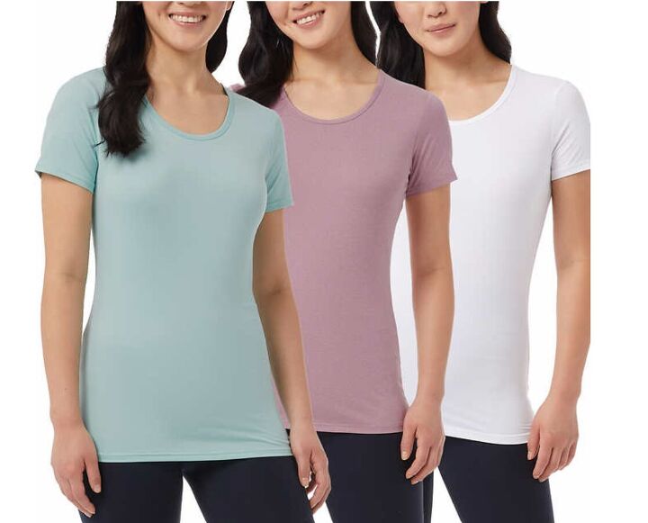 5 unbeatable deals from your local costco, Women s basic t shirts Courtesy of Costco com