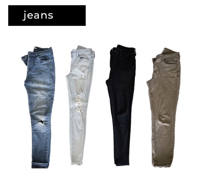 my minimalist wardrobe a capsule closet for the minimalist mom, Different colors of jeans