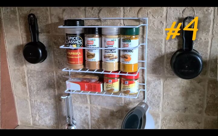 how to use a shower caddy to organize things in your home, Shower caddy spice rack