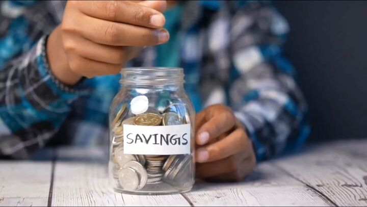60 creative practical money saving hacks for frugal living, Saving change in a jar