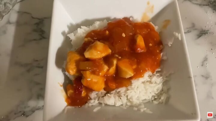 a week of meal ideas using only markdown items, Chicken and rice meal