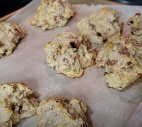 4 cheap quick healthy leftover ham recipes, Ham and cheese drop biscuits