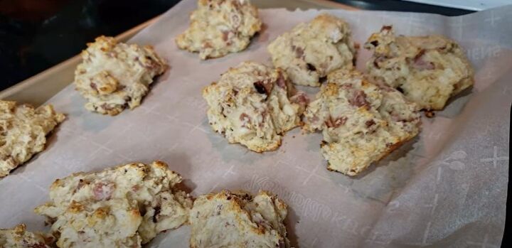 4 cheap quick healthy leftover ham recipes, Ham and cheese drop biscuits