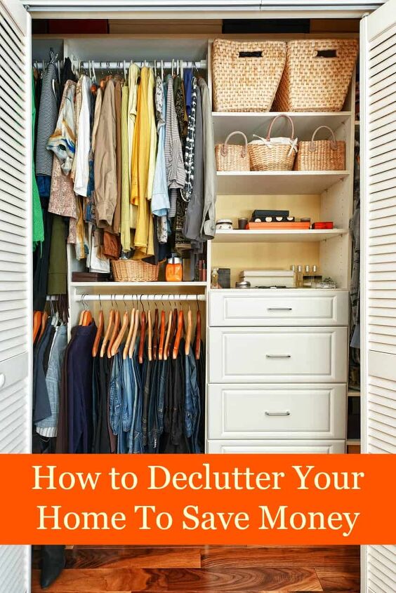 how to declutter your home to save money