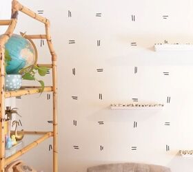 maximalist apartment tour creative diy projects fun thrifted items, Washi tape walls