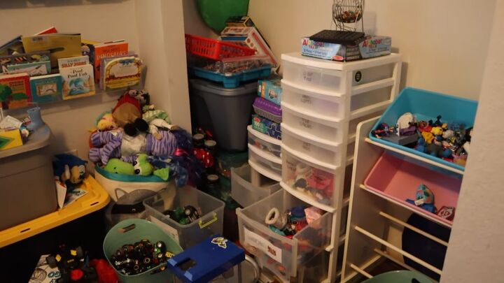 7 playroom organization ideas decluttering hacks, Too many toys