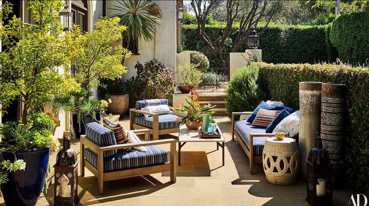 7 easy patio ideas on a budget you can try this summer, Outdoor furniture on a patio