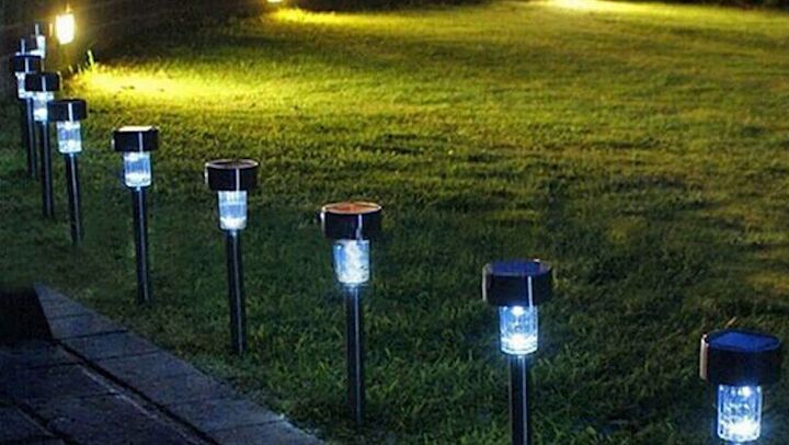 7 easy patio ideas on a budget you can try this summer, Cheap solar lights