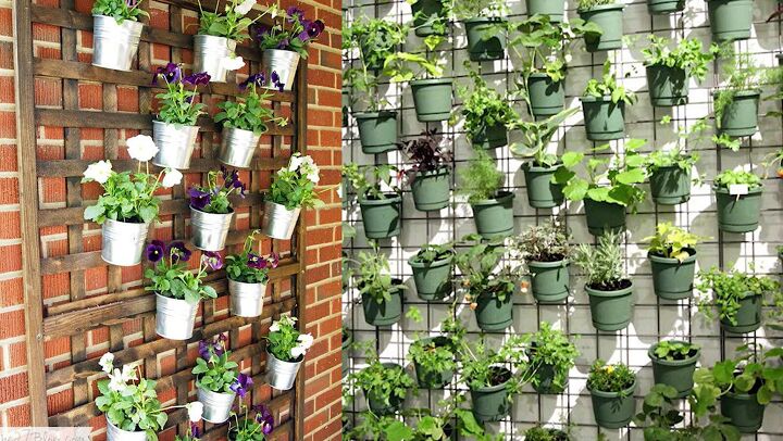 7 easy patio ideas on a budget you can try this summer, Hanging baskets on a patio