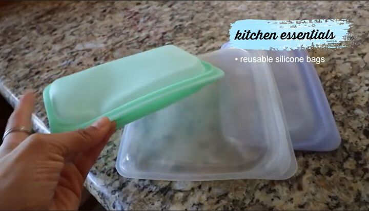 zero waste kitchen products tools swaps tips, Silicone baggies