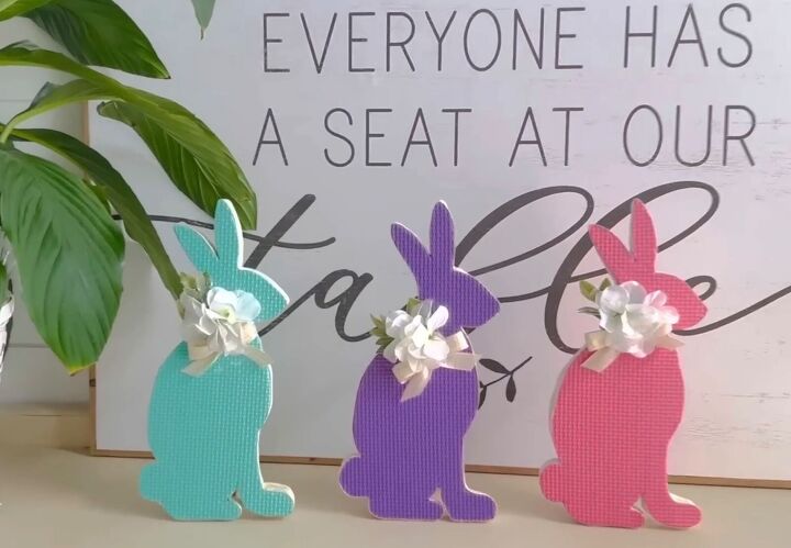 6 diy dollar tree spring crafts for your home decor, DIY springy bunnies